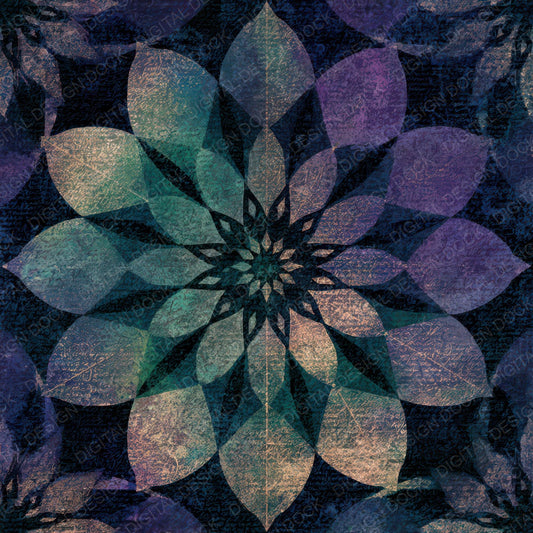 Mandala Aurora Lilac Abstract Digital Paper Pack (DDD013088)
