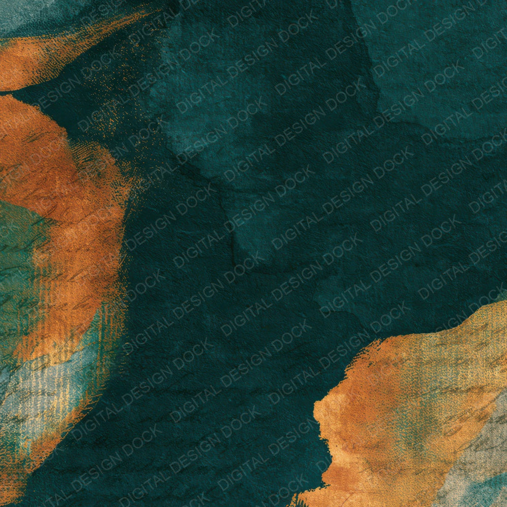 Antique Botanical Jade Copper Tonal Digital Paper Pack (DDD013105)