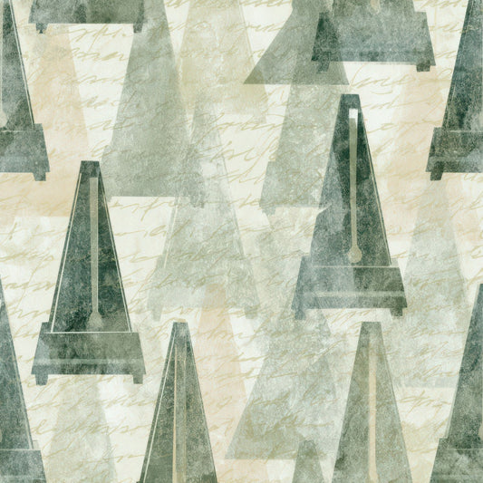 Mezzotint Metronomes Sage Ivory Digital Paper Pack (DDD013115)