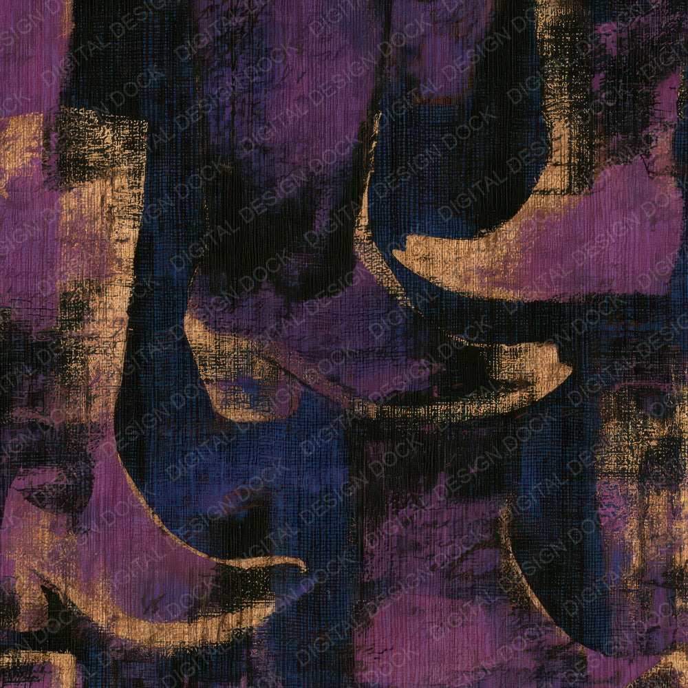 Tapestry Western Boots Mauve Plum Digital Paper Pack (DDD013119)