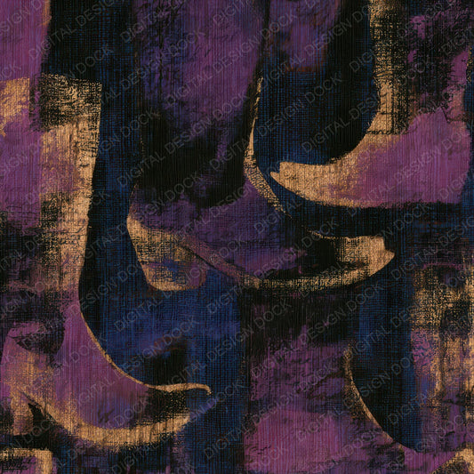 Tapestry Western Boots Mauve Plum Digital Paper Pack (DDD013119)