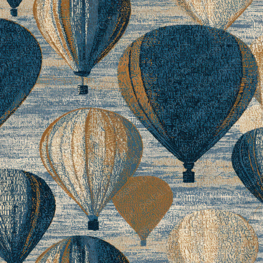 ASCII Hot Air Balloons Linen Slate Digital Paper Pack (DDD013127)