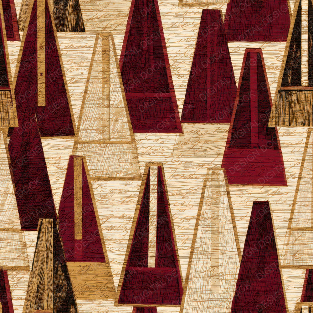 Pyrography Metronomes Garnet Ivory Digital Paper Pack (DDD013134)