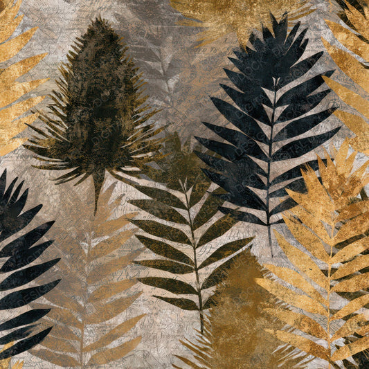 Antique Map Banksia Sepia Parchment Digital Paper Pack (DDD013165)
