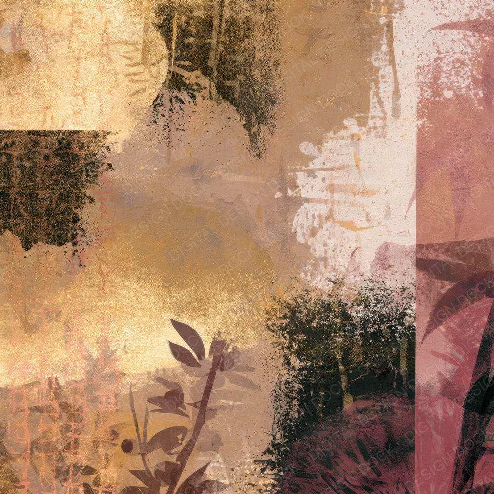 Maximalist Beige Sepia Texture Digital Paper Pack (DDD013175)