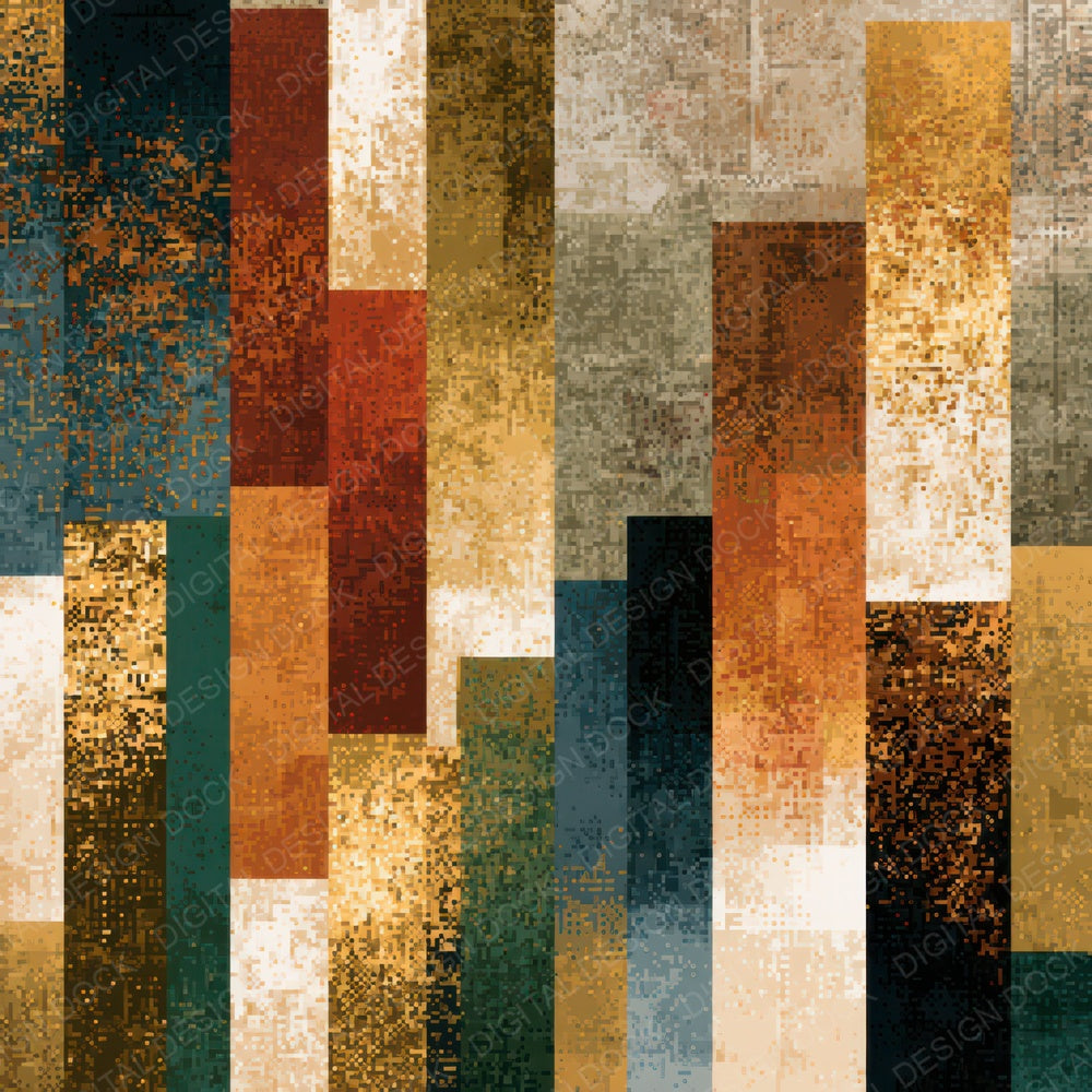 Pixel Parchment Sepia Mushroom Tonal Digital Paper Pack (DDD013179)