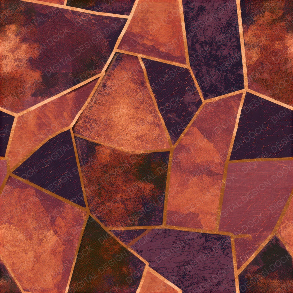 Mosaic Moss Pumpkin Mulled Wine Seamless Digital Paper Pack (DDD013195)