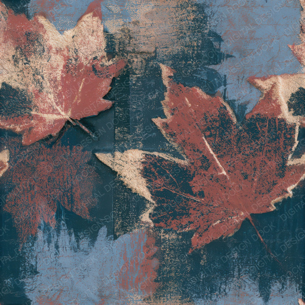 Monoprint Maple Jet Rose Seamless Digital Paper Pack (DDD013236)