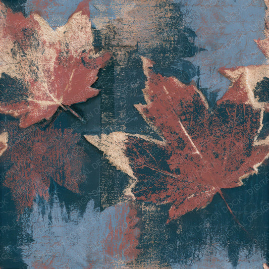 Monoprint Maple Jet Rose Seamless Digital Paper Pack (DDD013236)