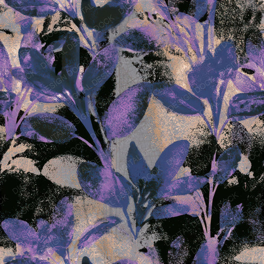 Photogram Sage Pearl Aubergine Seamless Digital Paper Pack (DDD013239)