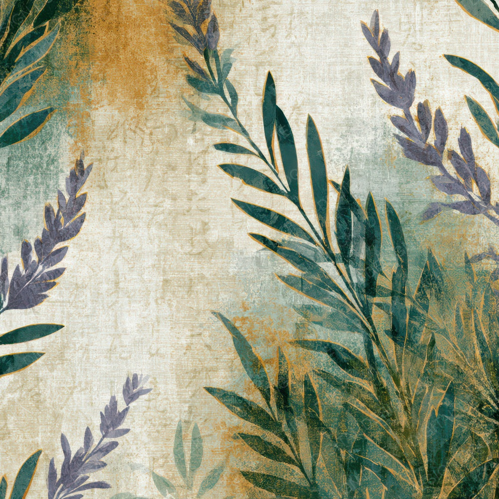 Minimal Lavender Eucalyptus Moss Digital Paper Pack (DDD013327)