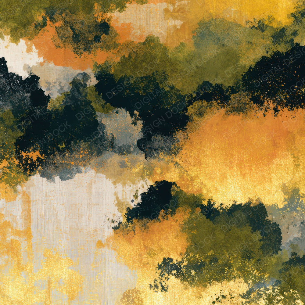 X-ray Moss Olive Ochre Digital Paper Pack (DDD013344)