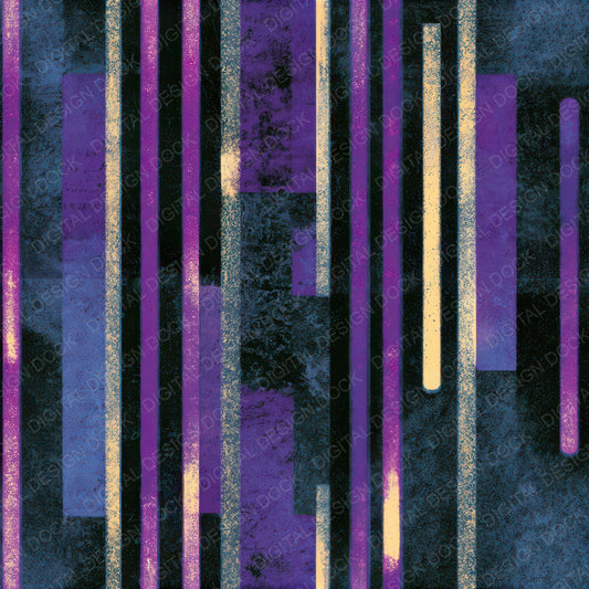 X-Ray Neon Tubes Purple Silver Seamless Digital Paper Pack (DDD013423)