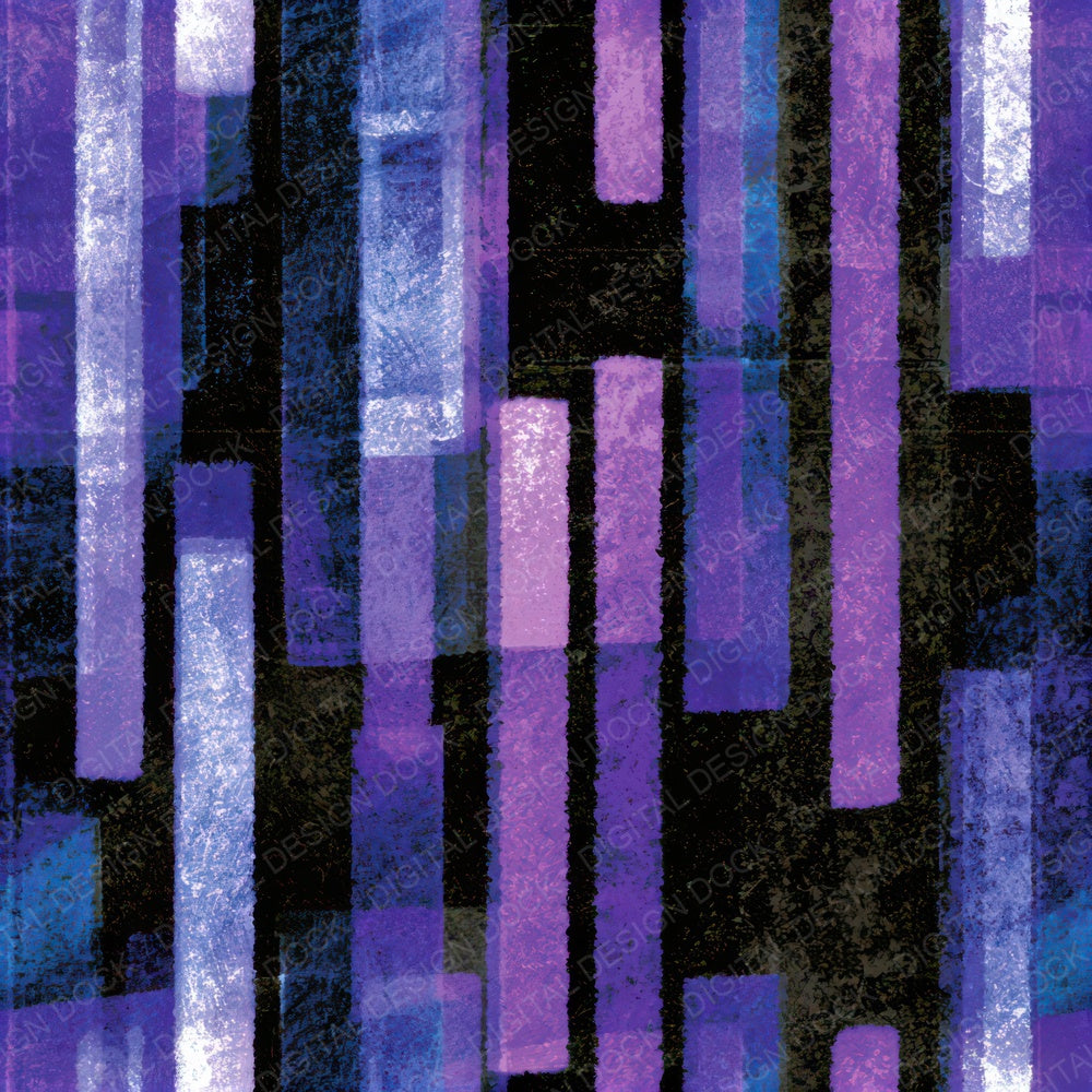 X-Ray Neon Tubes Purple Silver Seamless Digital Paper Pack (DDD013423)