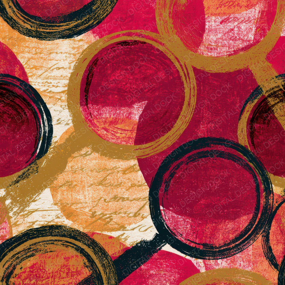 Monoprint Magnifying Glasses Cherry Ivory Digital Paper Pack (DDD013429)