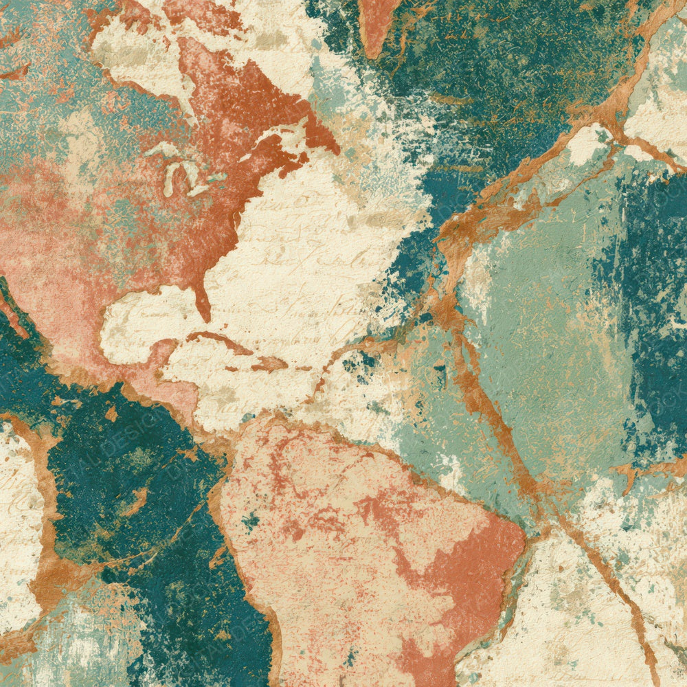 Minimal Ancient Maps Sage Primrose Digital Paper Pack (DDD013445)