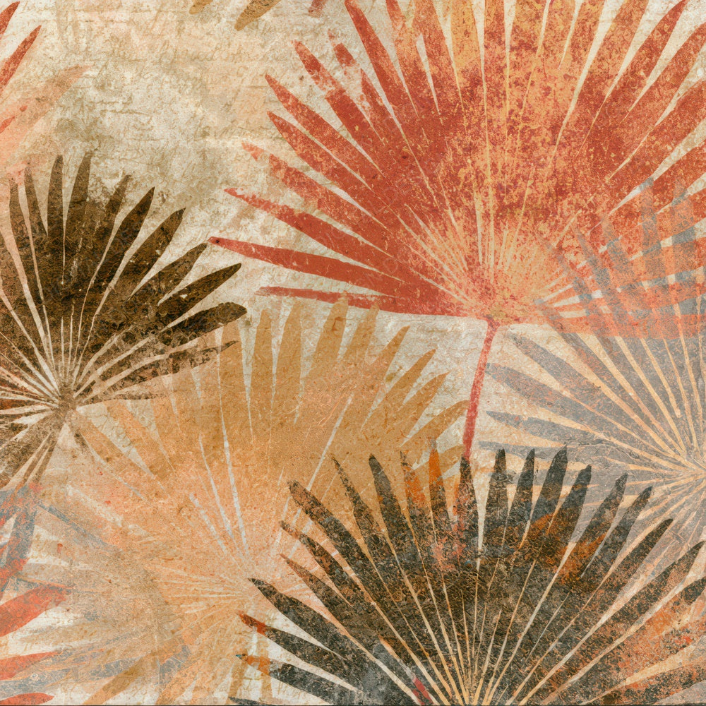 X Ray Neon Palms Sepia Parchment Digital Paper Pack (DDD013461)