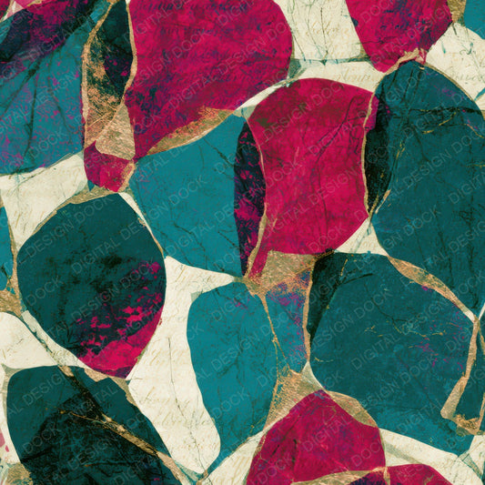 X-ray Neon Jade Garnet Bone Digital Paper Pack (DDD013483)