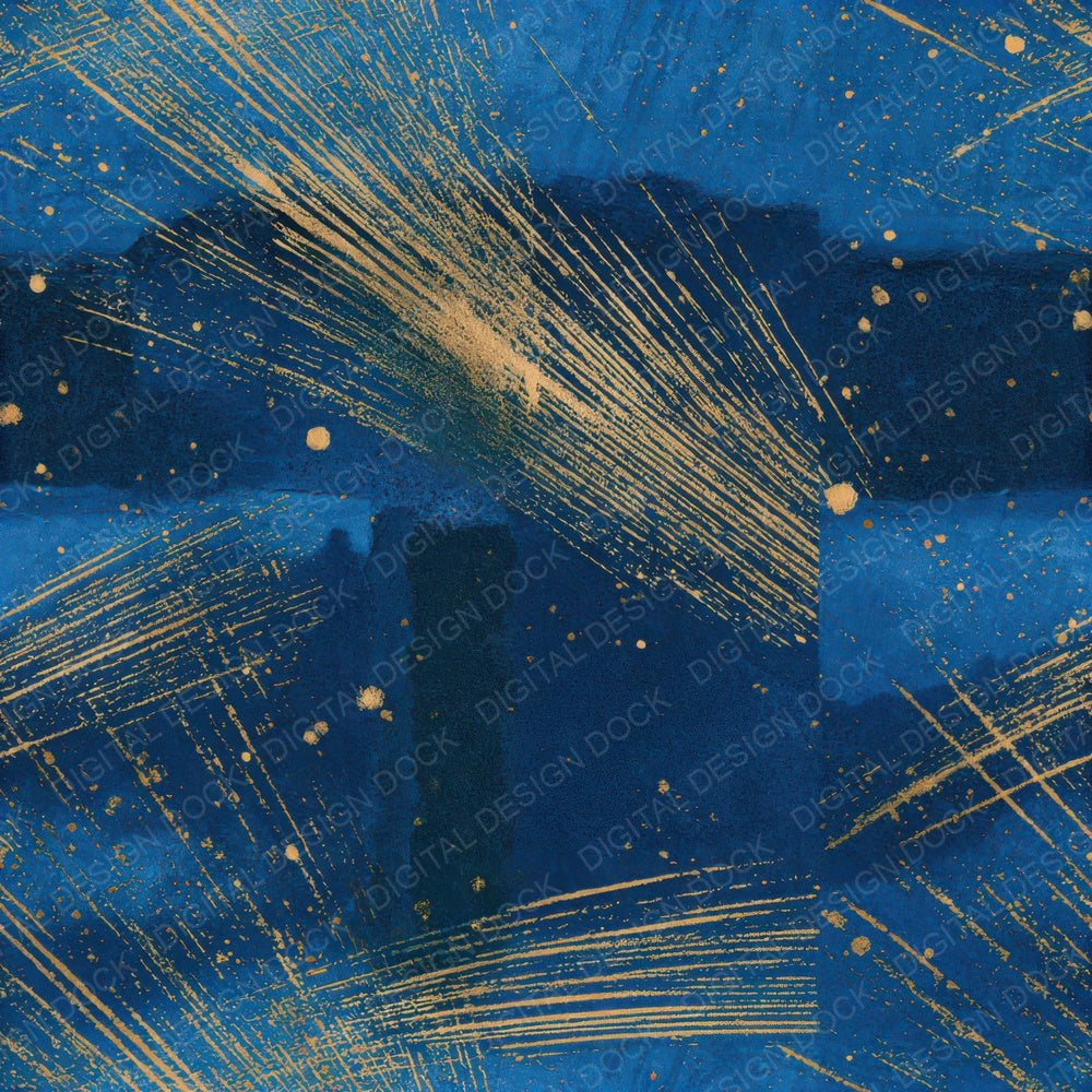 Cyanotype Comet Trails Sepia Seamless Digital Paper Pack (DDD013491)