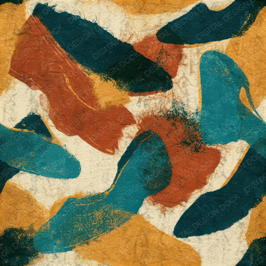 Torn Paper Ballet Flats Rust Seamless Digital Paper Pack (DDD013502)