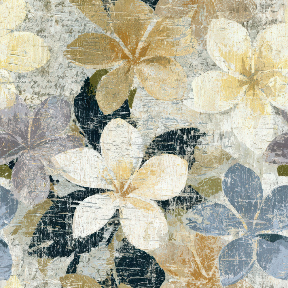 Woodcut Frangipani Oyster Clay Digital Paper Pack (DDD013541)