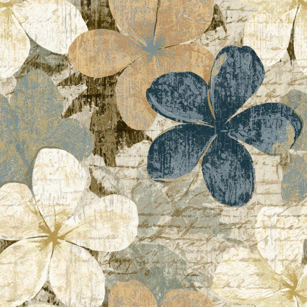 Woodcut Frangipani Oyster Clay Digital Paper Pack (DDD013541)