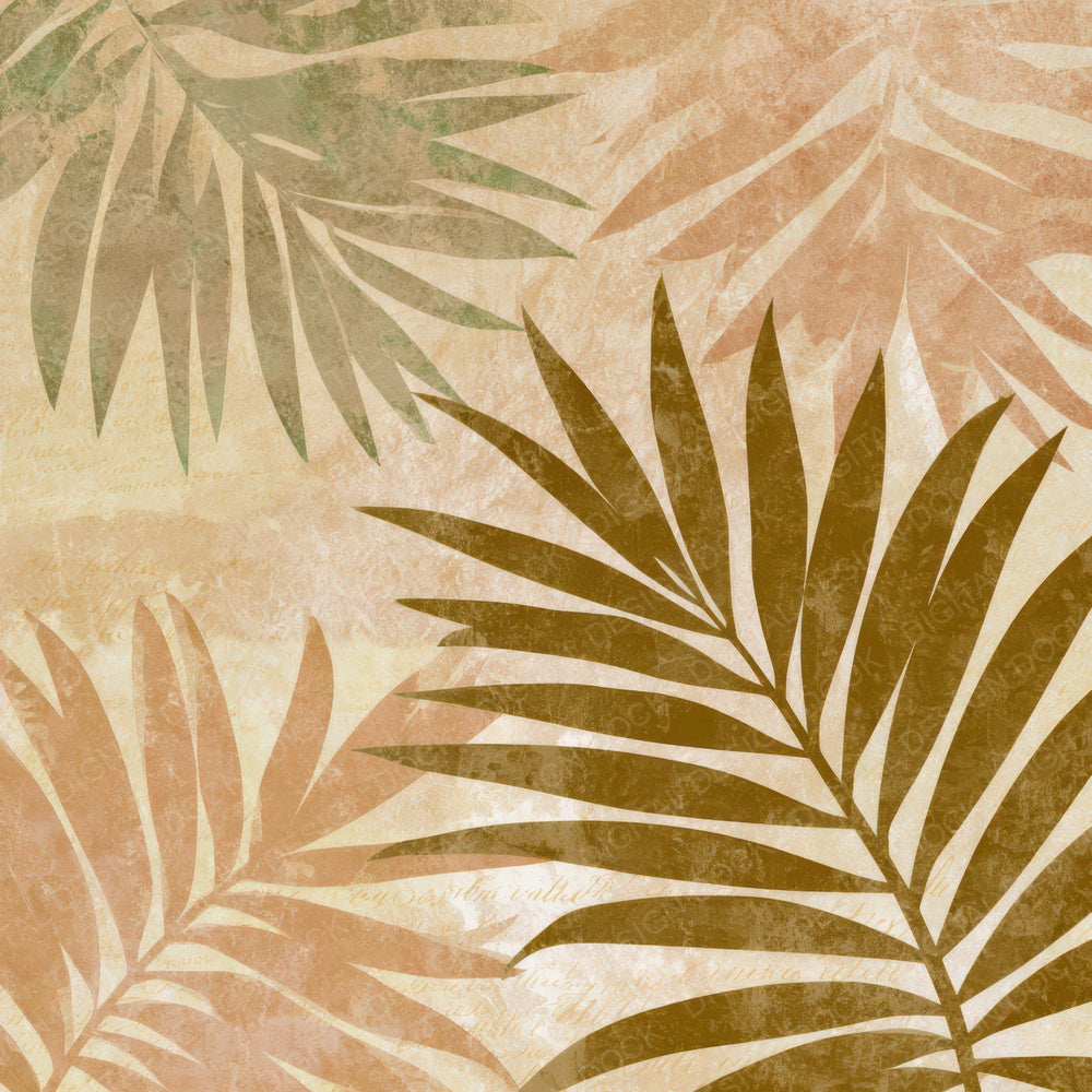 Papercut Palms Sepia Digital Paper Pack (DDD013576)