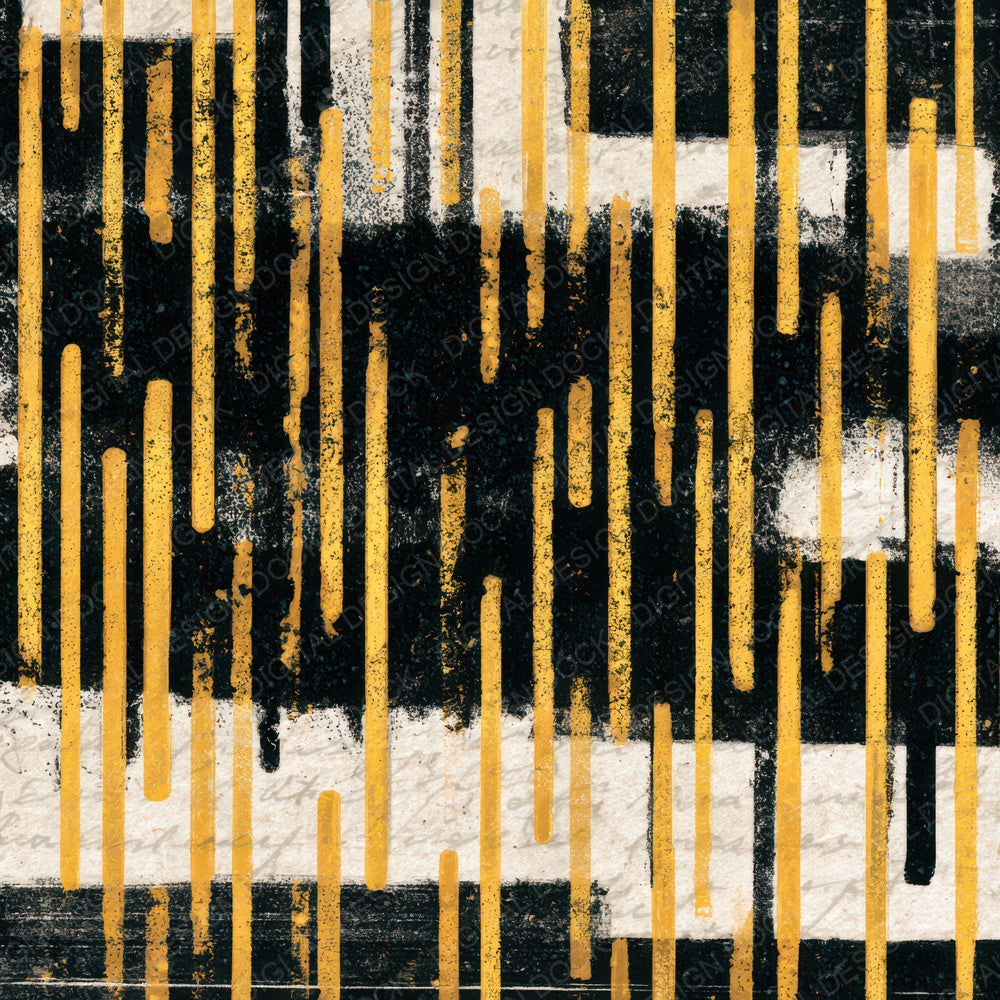 Woodblock Tubes Ink Black Digital Paper Pack (DDD013583)