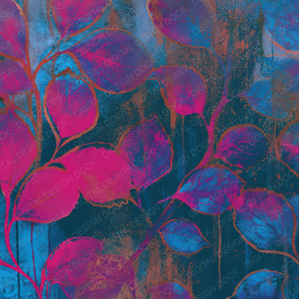 Graffiti Mulberry Pink Cyan Digital Paper Pack (DDD013651)