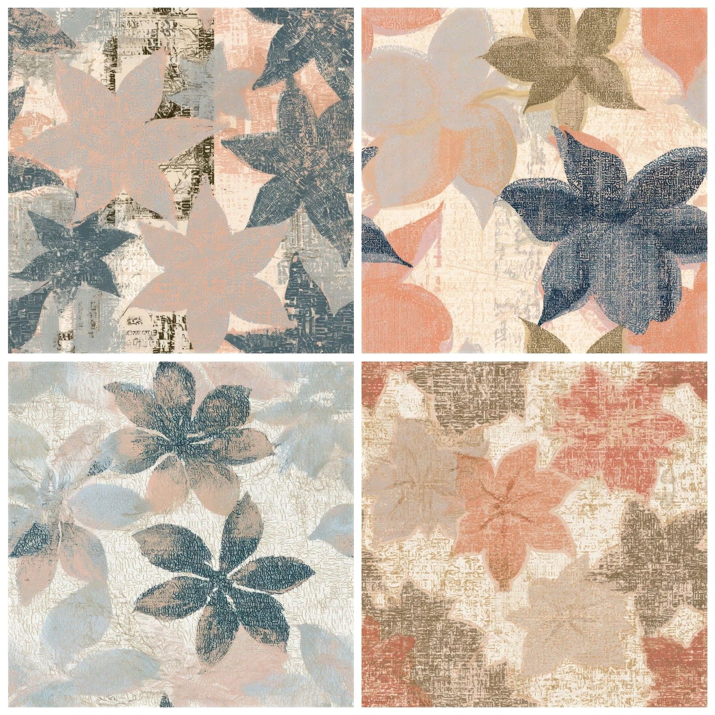 ASCII Star Fruit Peach Cream Seamless Digital Paper Pack (DDD013667)