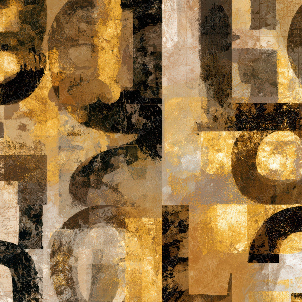 ASCII Beige Sepia Typographic Texture Digital Paper Pack (DDD013766)