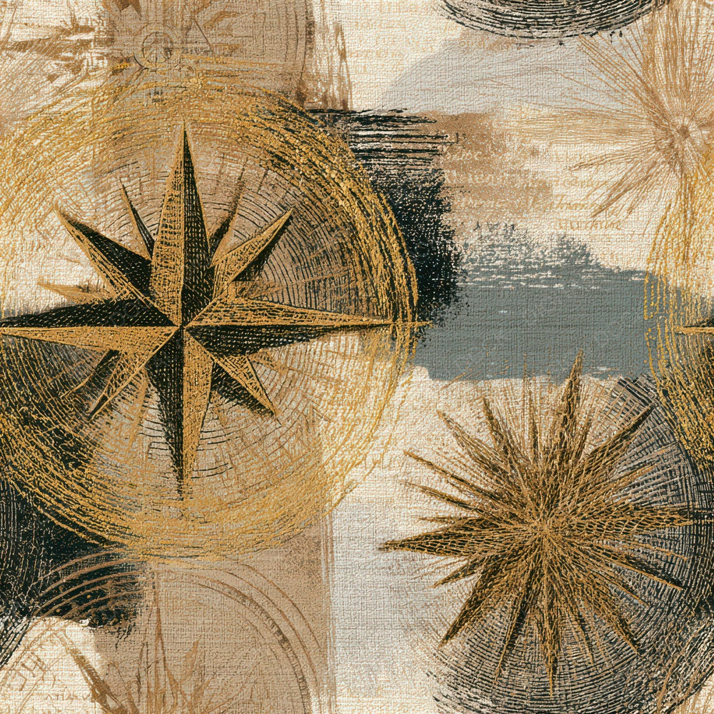 Engraving Compass Maps Oat Seamless Digital Paper Pack (DDD013790)