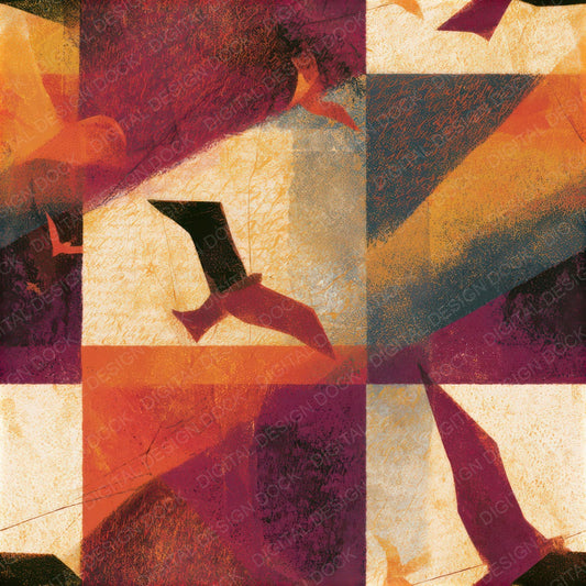 Infrared Kites Amber Magenta Seamless Digital Paper Pack (DDD013793)