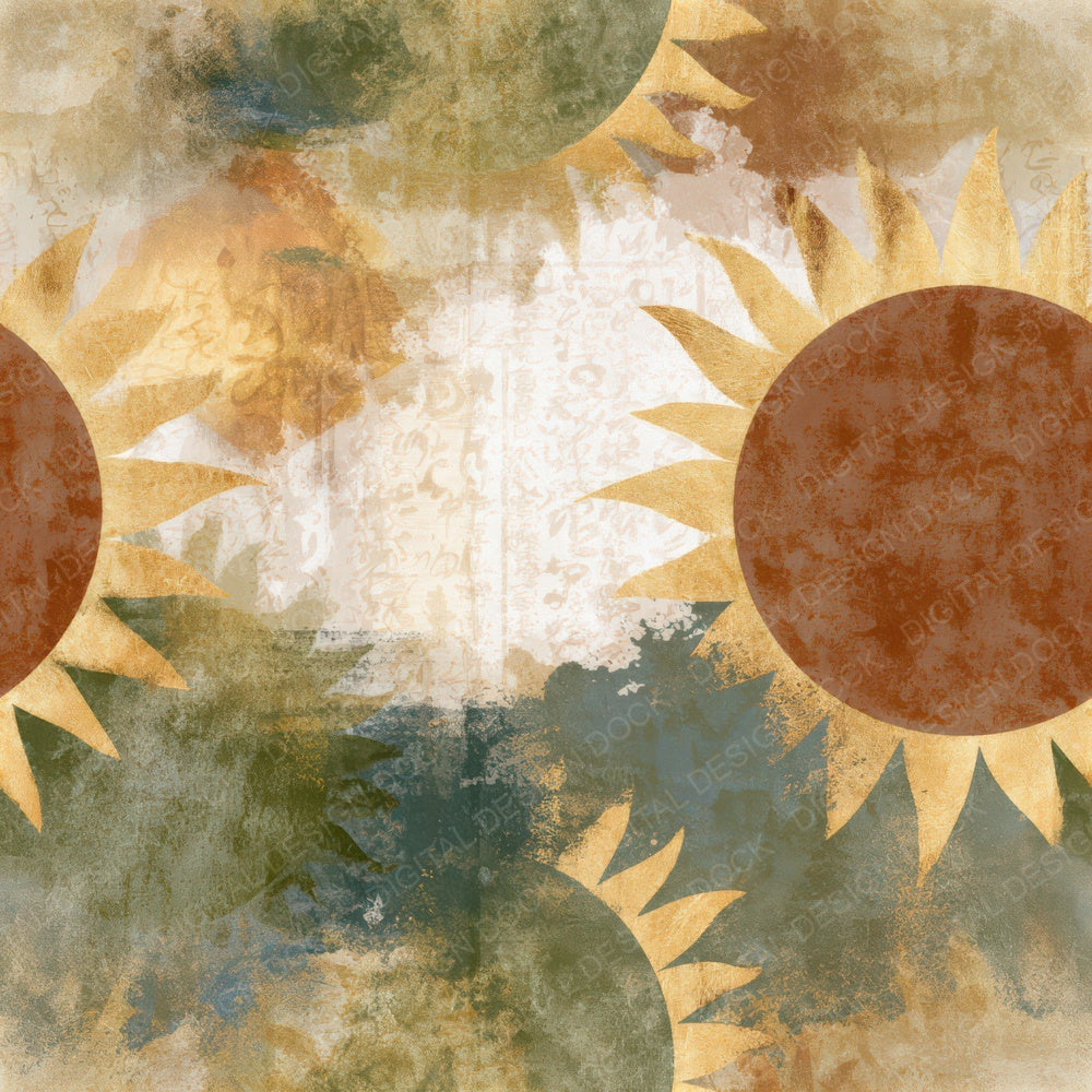 Fresco Sun Cinnamon Moss Seamless Digital Paper Pack (DDD013810)