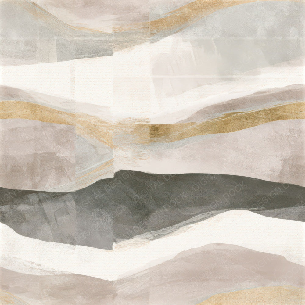 Gouache Graphite Cream Tonal Seamless Digital Paper Pack (DDD013875)