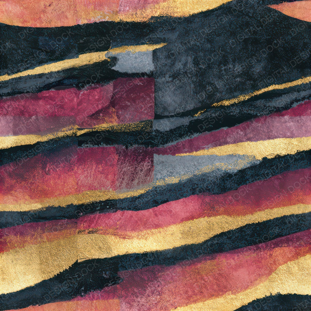 Monoprint Jet Rose Pewter Texture Seamless Digital Paper Pack (DDD013879)