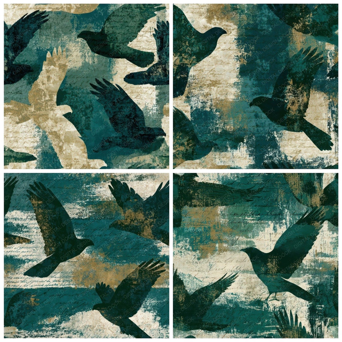 Fresco Hawks Forest Bone Digital Paper Pack (DDD013889)