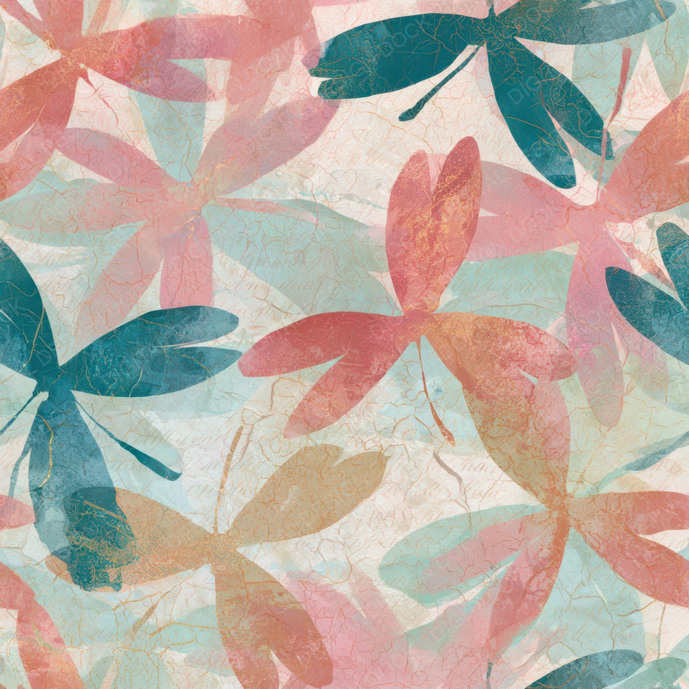 Batik Propellers Cotton Candy Mint Digital Paper Pack (DDD013908)
