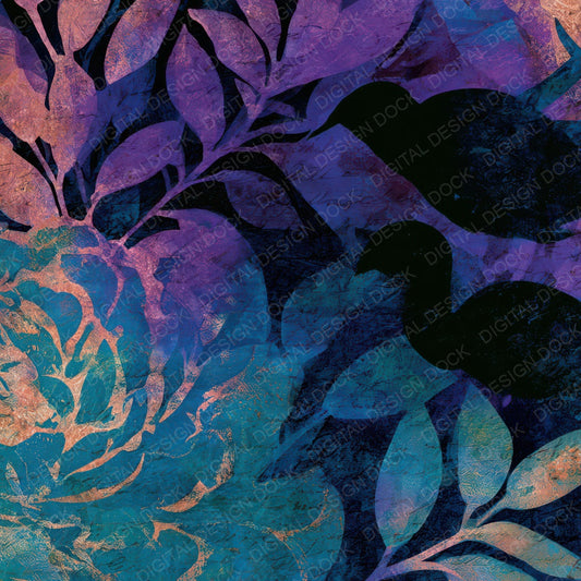 Xray Siren Songs Cyan Violet Digital Paper Pack (DDD013944)