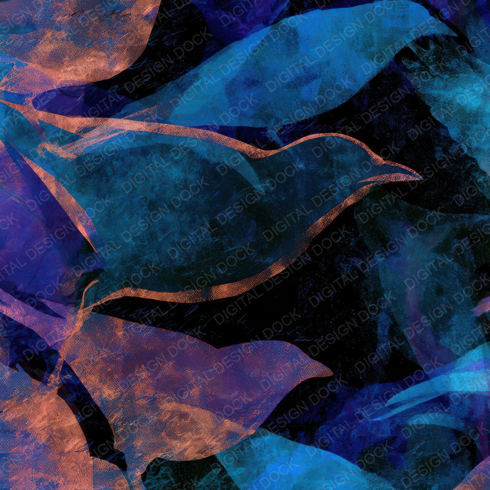 Xray Siren Songs Cyan Violet Digital Paper Pack (DDD013944)