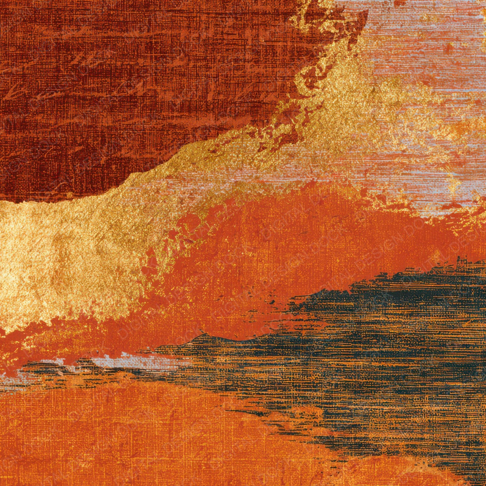 Engraving Copper Burnt Orange Tonal Digital Paper Pack (DDD013951)