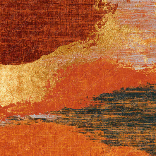Engraving Copper Burnt Orange Tonal Digital Paper Pack (DDD013951)