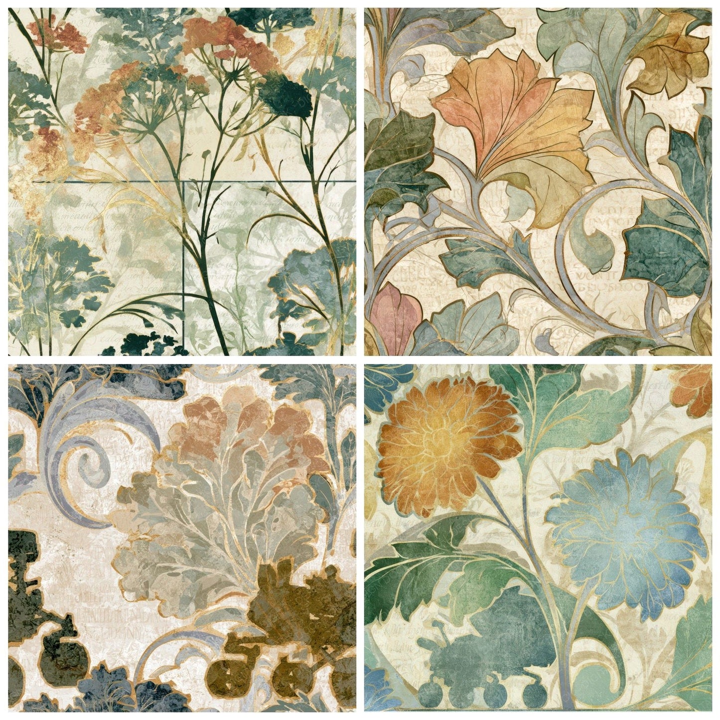 Art Nouveau Rovers Adobe Sage Digital Paper Pack (DDD013968)