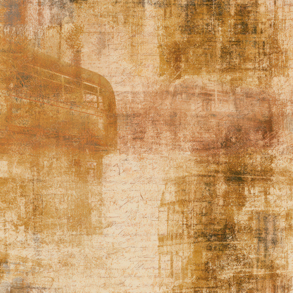 Layered London Buses Rust Brass Digital Paper Pack (DDD013977)