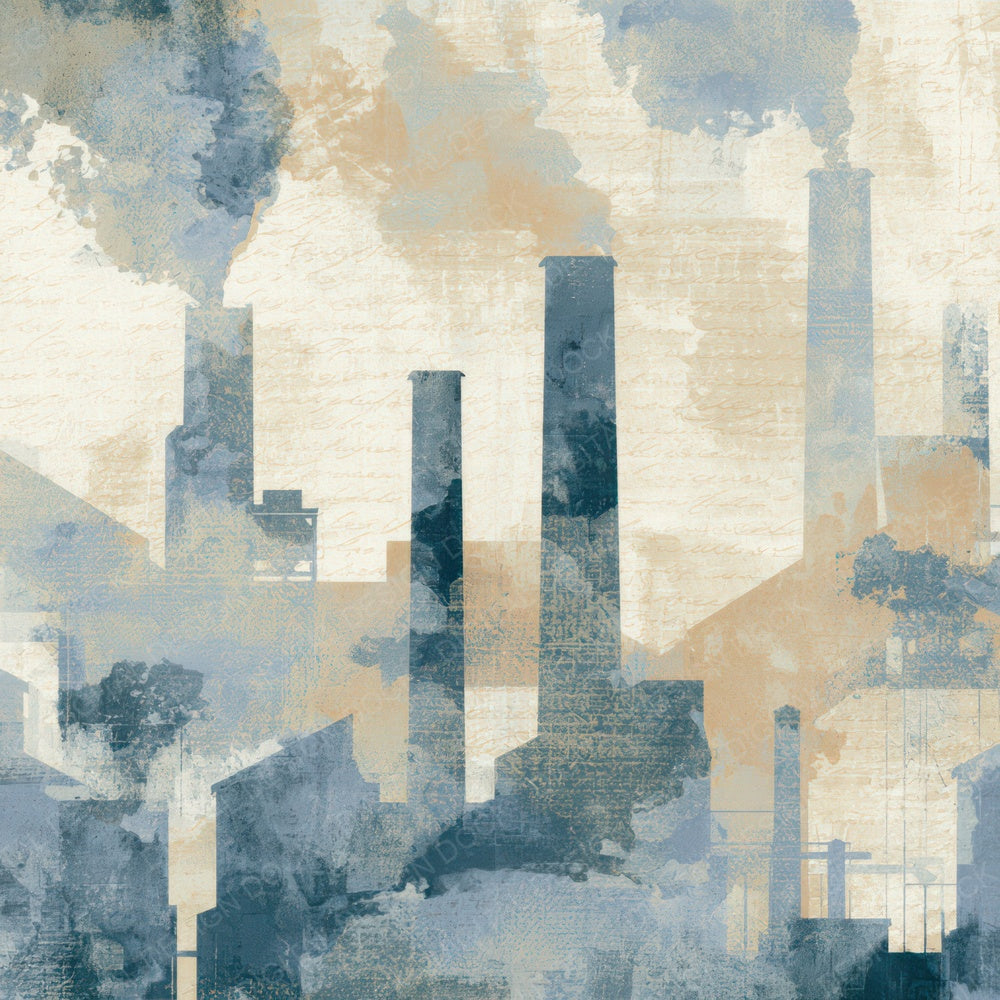 Cyanotype Factory Silhouettes Slate Sand Digital Paper Pack (DDD013988)