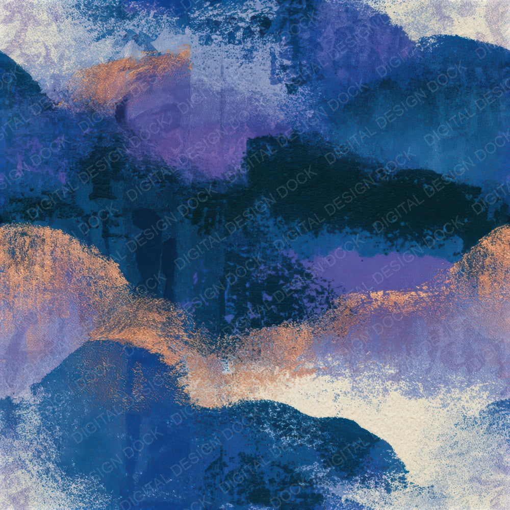 Letterpress Azurite Lavender Bone Seamless Digital Paper Pack (DDD013993)