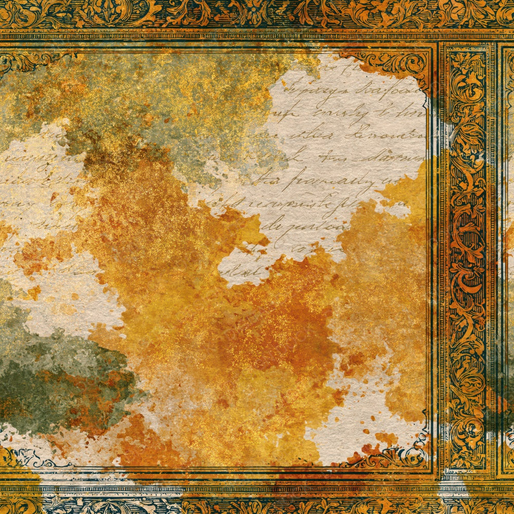 Victorian Ochre Olive Tonal Digital Paper Pack (DDD014023)