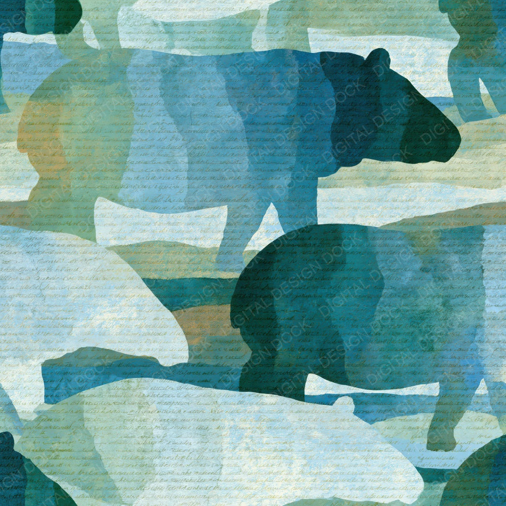 Maximalist Tapir Seafoam Pearl Digital Paper Pack (DDD014034)