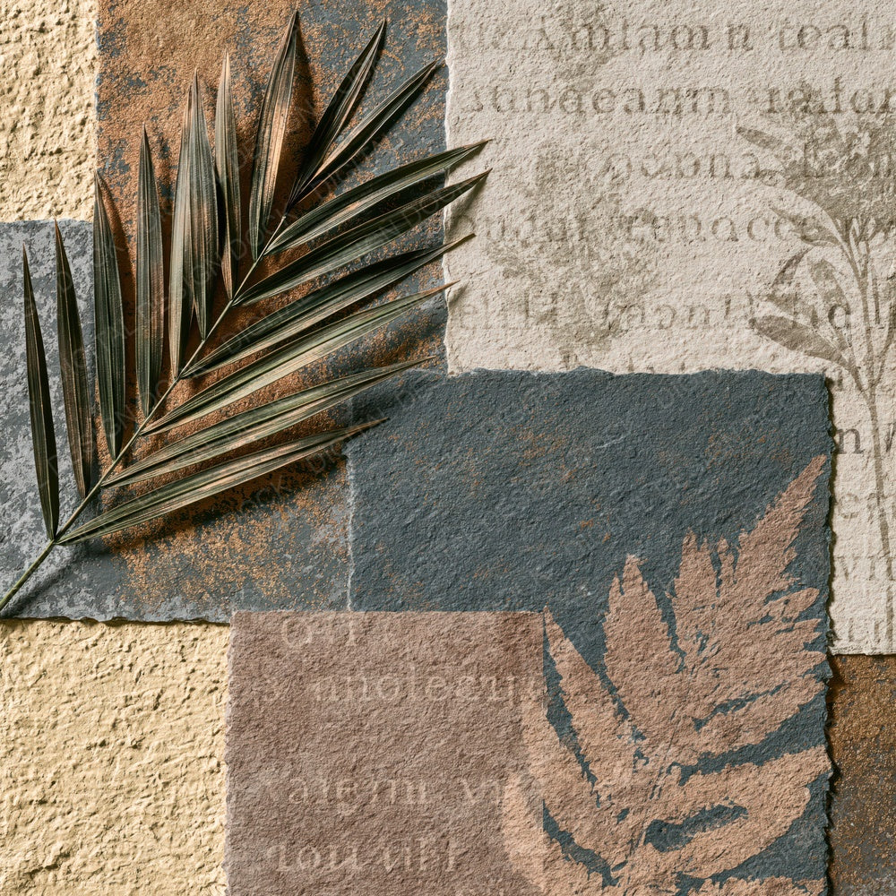 Bohemian Bone Stone Taupe Tonal Digital Paper Pack (DDD014049)
