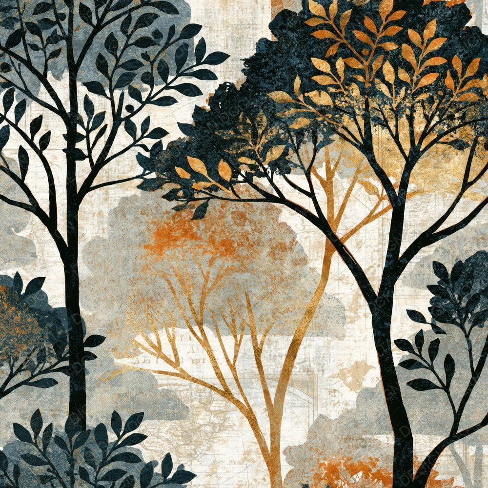 Folk Art Mangrove Swamp Bone Digital Paper Pack (DDD014055)